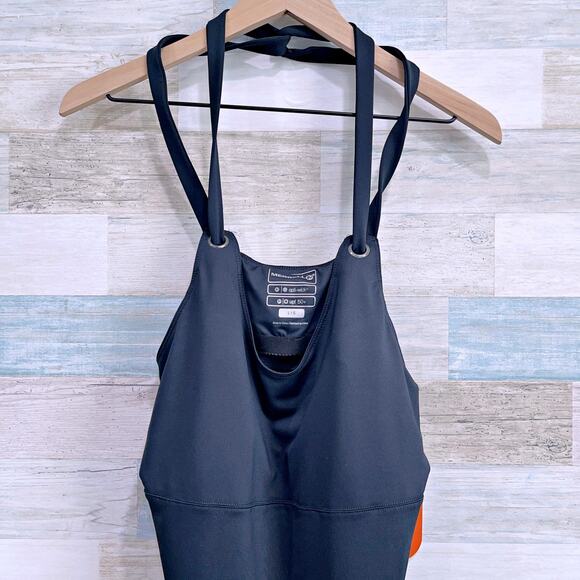 Merrell Lily Dress Black Activewear Opti-Wick UPF 50+ Bra Stretch Womens Large - Picture 2 of 6